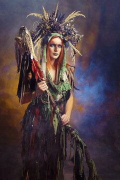 Fantasy shaman wizard warloc