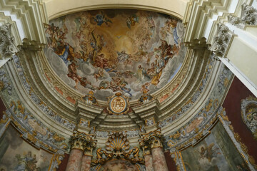 Baroque altar in the Jesuit Church