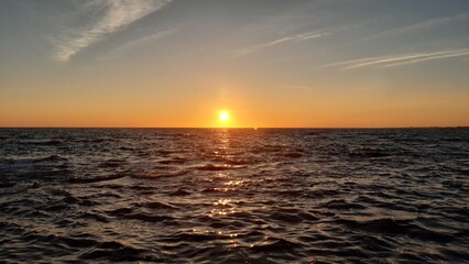Couché de soleil sur l'Océan Vendéen 1