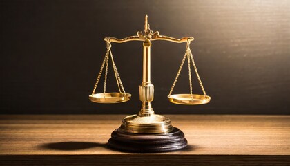 In the heart of the court, a scale embodies justice; a testament to the legal system where lawyers, judges, and verdicts uphold law and balance