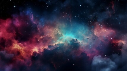 Nebula in space high quality astrography colorful photo background