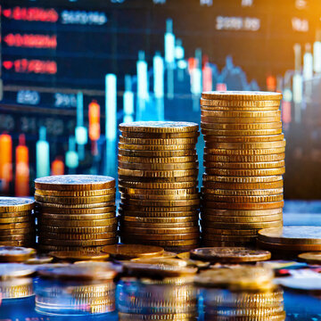Konzept Wachstum des Kurswerts an der B&ouml;rse