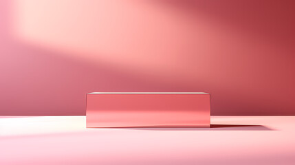 3D rendering simple background product booth, podium, stage, product commercial photography background, PPT background product cosmetics display