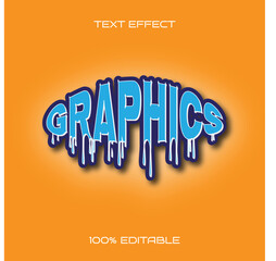 Vector Graphics Text Style Effect