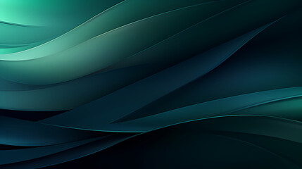 Obraz premium Digital technology blue rhythm wavy line abstract graphic poster web page PPT background with generative