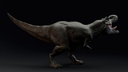 Tyrannosaurus Rex Stan render of background. 3d rendering
