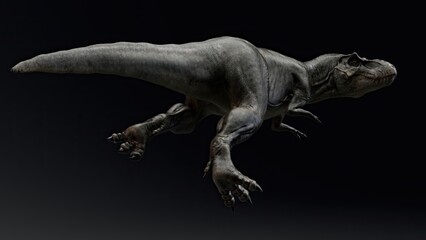 Tyrannosaurus Rex Stan render of background. 3d rendering - obrazy, fototapety, plakaty