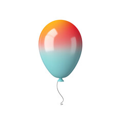 a balloon with a string
