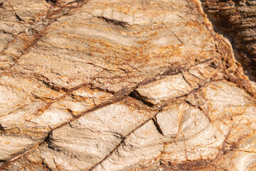 Mineral material surface closeup with natural pattern for design and decoration