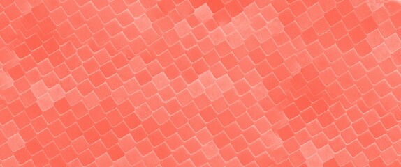 Abstract textured background with symmetrical scales in different shades of orange
