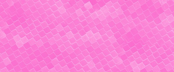 Abstract textured background with symmetrical scales in different shades of fuchsia