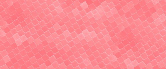 Abstract textured background with symmetrical scales in different shades of pink