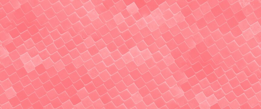 Abstract textured background with symmetrical scales in different shades of pink