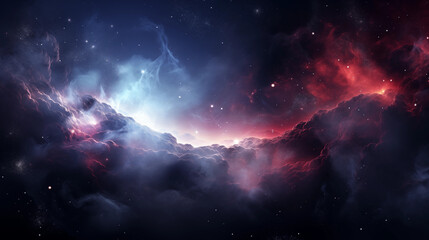Nebulas and clouds in the space, background, desktop wallpaper