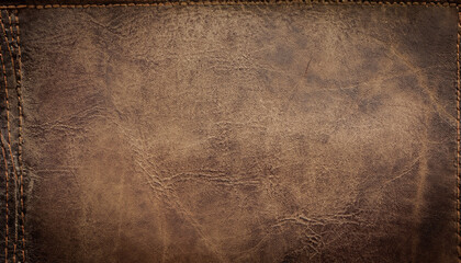 Grunge and old leather texture with dark edges
