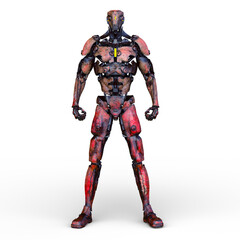 ロボット　3DCG レンダリング