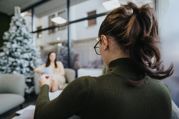 Female colleagues brainstorming, discussing strategies, analyzing statistics, and sharing knowledge in a cozy office for business growth and profitability.