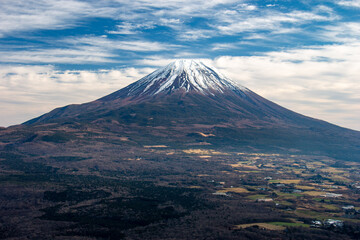 Fototapeta premium 山梨百名山 竜ヶ岳からの富士の絶景 