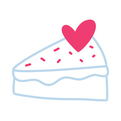 cupcake valentine's day design elements