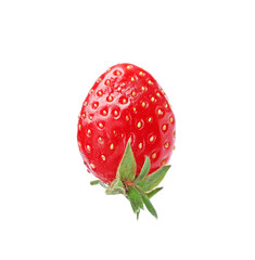 Delicious fresh ripe strawberry isolated on white