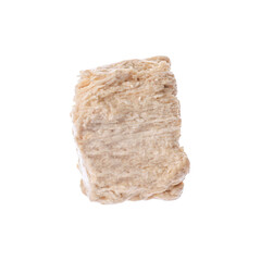 Piece of tasty halva isolated on white