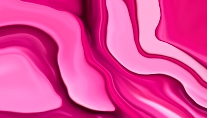 Pink silk fabric. Digital smudge painting of brightly colored inks, neon spectrum, shiny gradients, lustrous lines, dazzling. Hand drawing illustration. NOT AI.