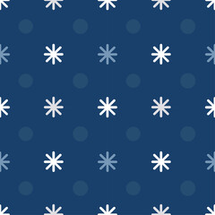 geometrical snow seamless pattern christmas