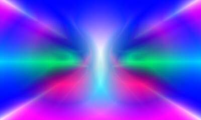 Abstract gradient with multicolored glow, refocused effect, blurry illustration background