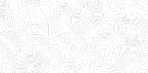 Obraz premium Abstract background with waves Geographic mountain relief. Abstract lines background. Contour maps. Vector illustration, Topo contour map on white background, Topographic contour lines.