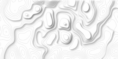 Abstract background with waves Geographic mountain relief. Abstract lines background. Contour maps. Vector illustration, Topo contour map on white background, Topographic contour lines.