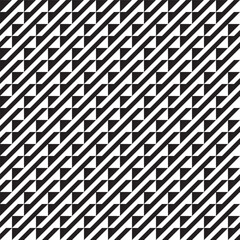 Seamless abstract geometric interlocking pattern