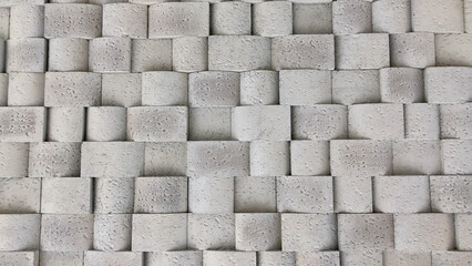 Light grey random patterned concrete walls