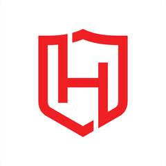 letter h logo design