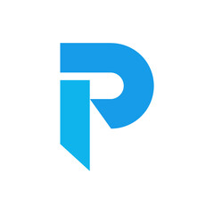 Monogram P design vector logo. Monogram initial letter mark P logo design. Monogram design vector logo. Monogram initial letter mark P logo design. Simple P monogram. Monogram P design logo