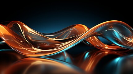 Immerse in Waves of Innovation: Stunning Turquoise & Brown 64K Wallpaper Collection, Generative AI