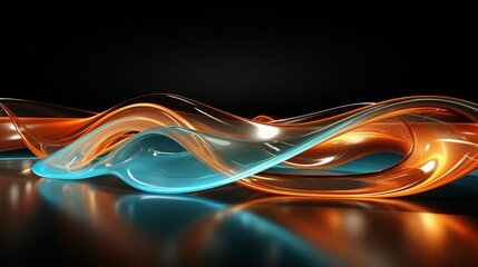 Immerse in Waves of Innovation: Stunning Turquoise & Brown 64K Wallpaper Collection, Generative AI