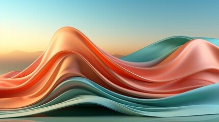 Immerse in Waves of Innovation: Stunning Turquoise & Brown 64K Wallpaper Collection, Generative AI