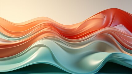 Immerse in Waves of Innovation: Stunning Turquoise & Brown 64K Wallpaper Collection, Generative AI