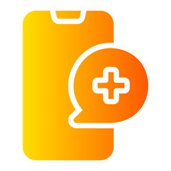 medical app gradient icon