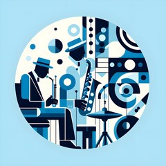 Minimalistic Style of Blue note Jazz
