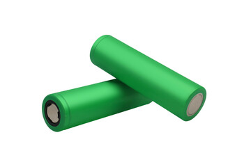 Rechargeable li-ion batteries for electrical appliances and devices on transparent background PNG