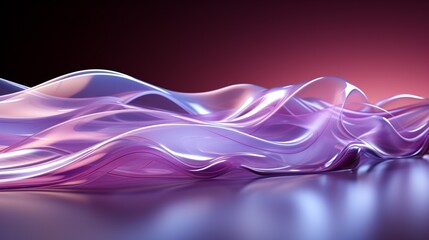 Lavender Dreams: High-Res Tech Waves in Silver Elegance - Elevate Your Screens with 64K Beauty!, Generative AI