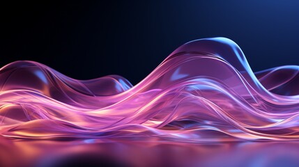 Lavender Dreams: High-Res Tech Waves in Silver Elegance - Elevate Your Screens with 64K Beauty!, Generative AI