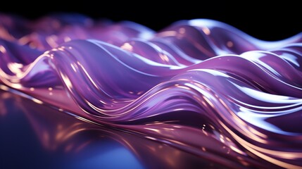 Lavender Dreams: High-Res Tech Waves in Silver Elegance - Elevate Your Screens with 64K Beauty!, Generative AI