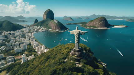 The Goller Cross in front of the fantastic alpine panorama at Alpe di Siusi, Italy