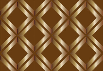 golden ornament in Arabian style. Geometric background. Pattern wallpapers and for backgrounds. A popular trend in interior decoration. Geometric texture. 