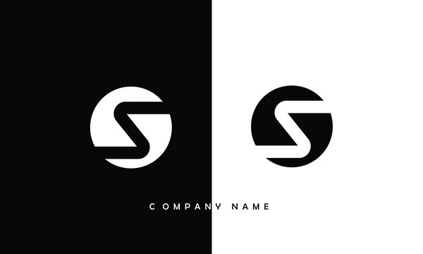 S, S Abstract Letter Logo Monogram