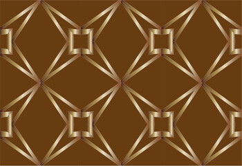 golden pattern. Seamless pattern with symmetric geometric ornament. Ornamental mosaic texture. Kaleidoscope abstract background abstract golden classic pattern. 