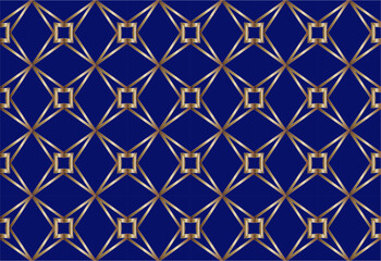 Naklejka premium Abstract classic golden pattern. Modern style fabric design textile swatch all over print block.