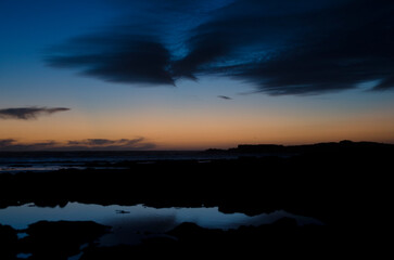 Fototapeta premium Sunset over the sea